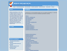 Tablet Screenshot of breedband.website-verzameling.nl