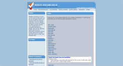 Desktop Screenshot of gratis.website-verzameling.nl