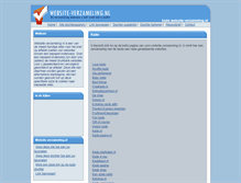 Tablet Screenshot of kado.website-verzameling.nl