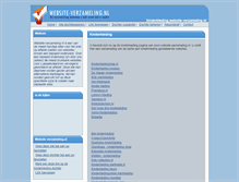 Tablet Screenshot of kinderkleding.website-verzameling.nl