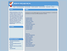 Tablet Screenshot of offerte.website-verzameling.nl