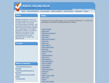Tablet Screenshot of dating.website-verzameling.nl